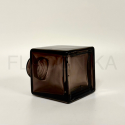 Комплект: Флакон для диффузора 50 мл коричневый куб с белой крышкой Эллипс