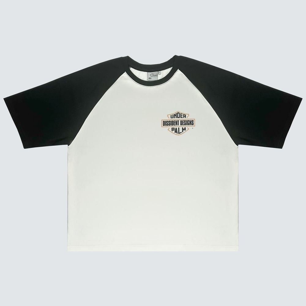 Футболка Dissident Derby молочно-черная