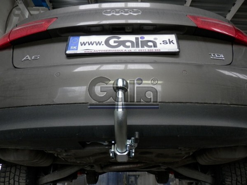 Фаркоп оцинкованный Galia A049A для Audi A6 седан/универсал 2011-2019, A6 Allroad 2012-, A7 Sportback 2011-2017(паспорт и сертификат в комплекте)(без электрики)