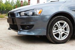 Клыки на перед бампер Mitsubishi Lancer 10 дорест