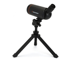 Труба Celestron C70 сзади, наклонный окуляр