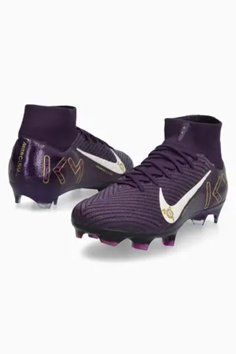 Бутсы Nike Zoom Mercurial Superfly 10 Elite Mbappe FG - фиолетовый