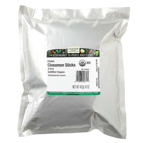 Frontier Co-op, органические палочки цейлонской корицы, 7,62 см (3 дюйма), 453 г (16 унций)
