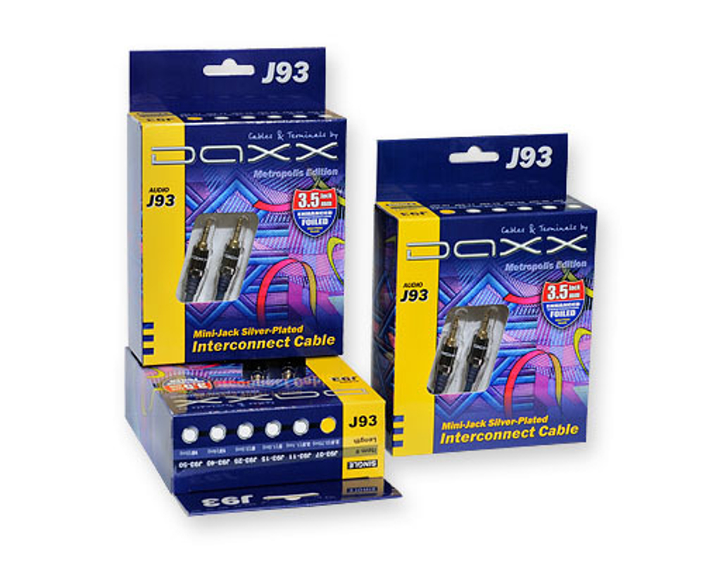 DAXX J93 Аудио кабель посеребренный Mini-Jack (папа-папа), AUX