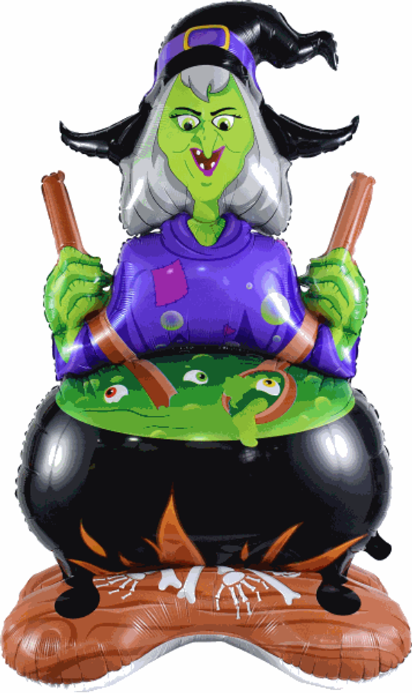 К Шар ФИГУРА/45" Ведьма 114 см (воздух)