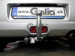 Фаркоп оцинкованный Galia S078A для Suzuki Swift хетчбек 3/5 дверей 2005-2009, кроме 4WD / Opel Agila B 2008-(паспорт и сертификат в комплекте)(без электрики)