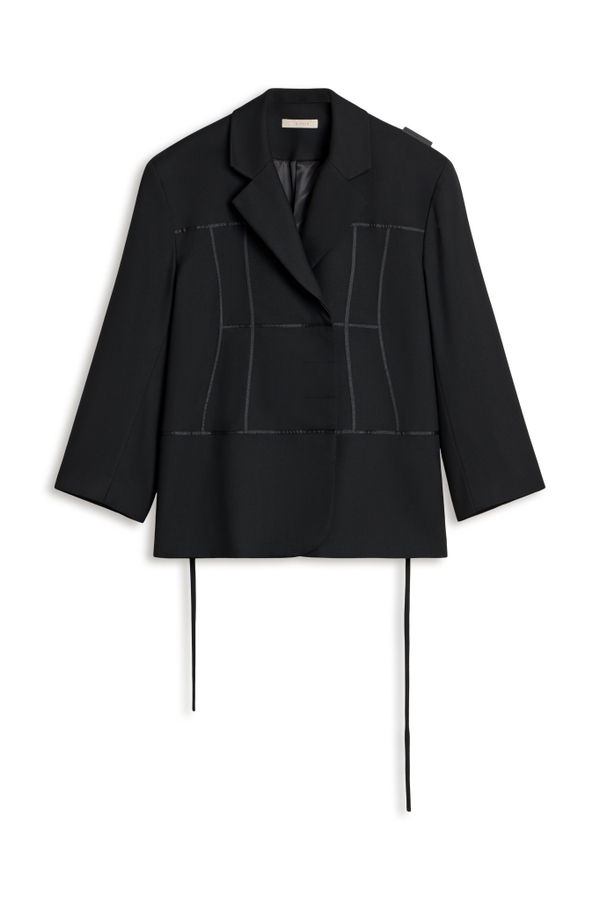 Жакет с корсетными линиями Invitation black