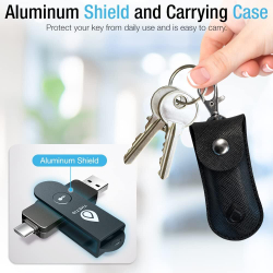 Thetis Pro FIDO2 Security Key — Ключ безопасности с NFC и двойными портами (USB-A/USB-C) Двухфакторная аутентификация для многоуровневой защиты (HOTP) в Windows/macOS/Linux, Gmail, Facebook, Dropbox, GitHub