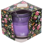 Свеча «Russian Style» 5*5,5см в подсвечнике с крышкой, в коробке, микс 6 цветов HK1004-6