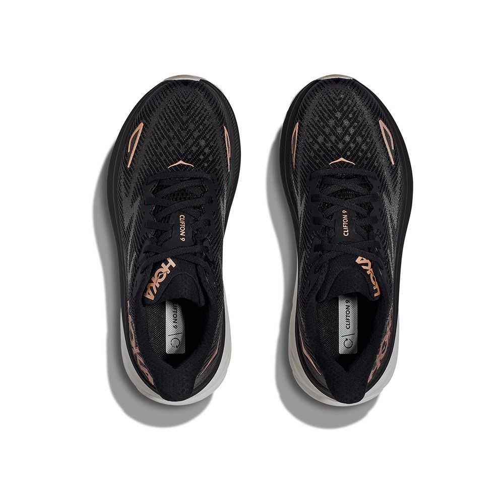 Кроссовки женские HOKA W CLIFTON 9 Black / Rose Gold