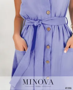 Платье 2008-голубой Minova