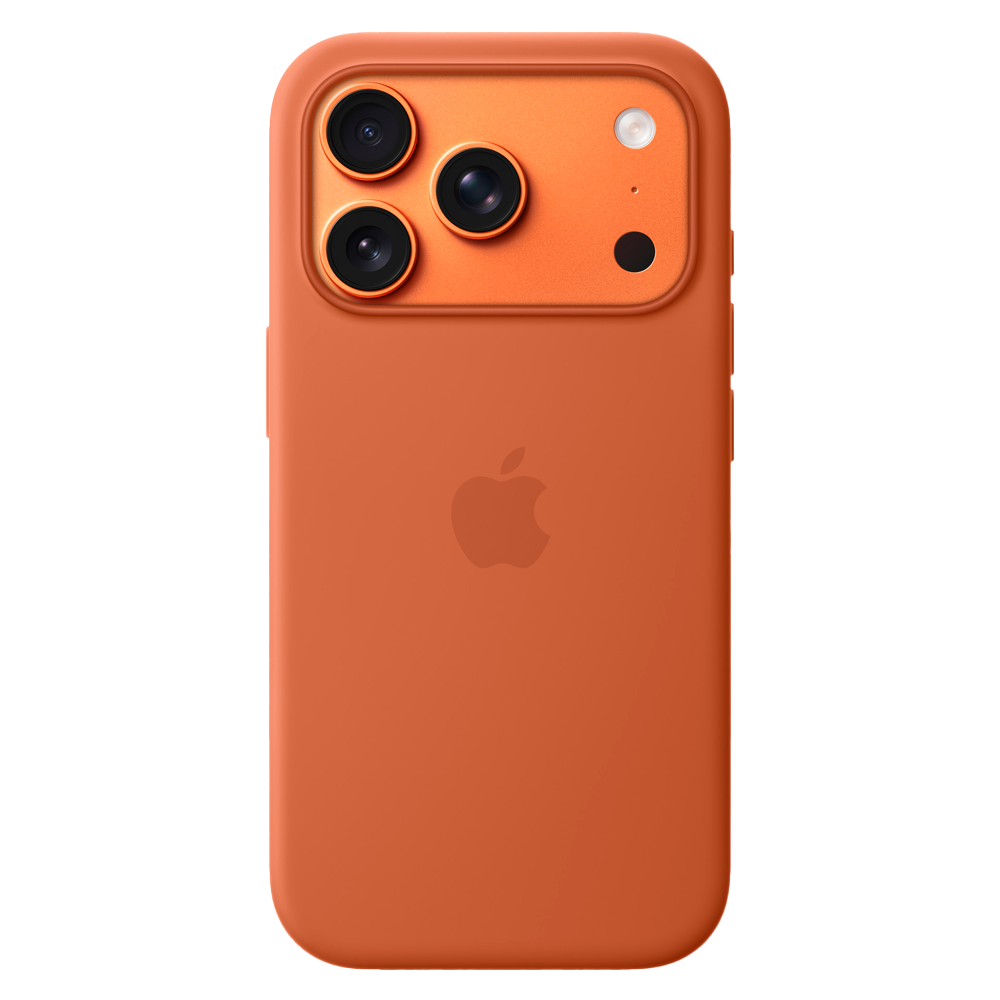 Силиконовый чехол Apple Silicone Case with MagSafe для iPhone 17 Pro, Terra Cotta