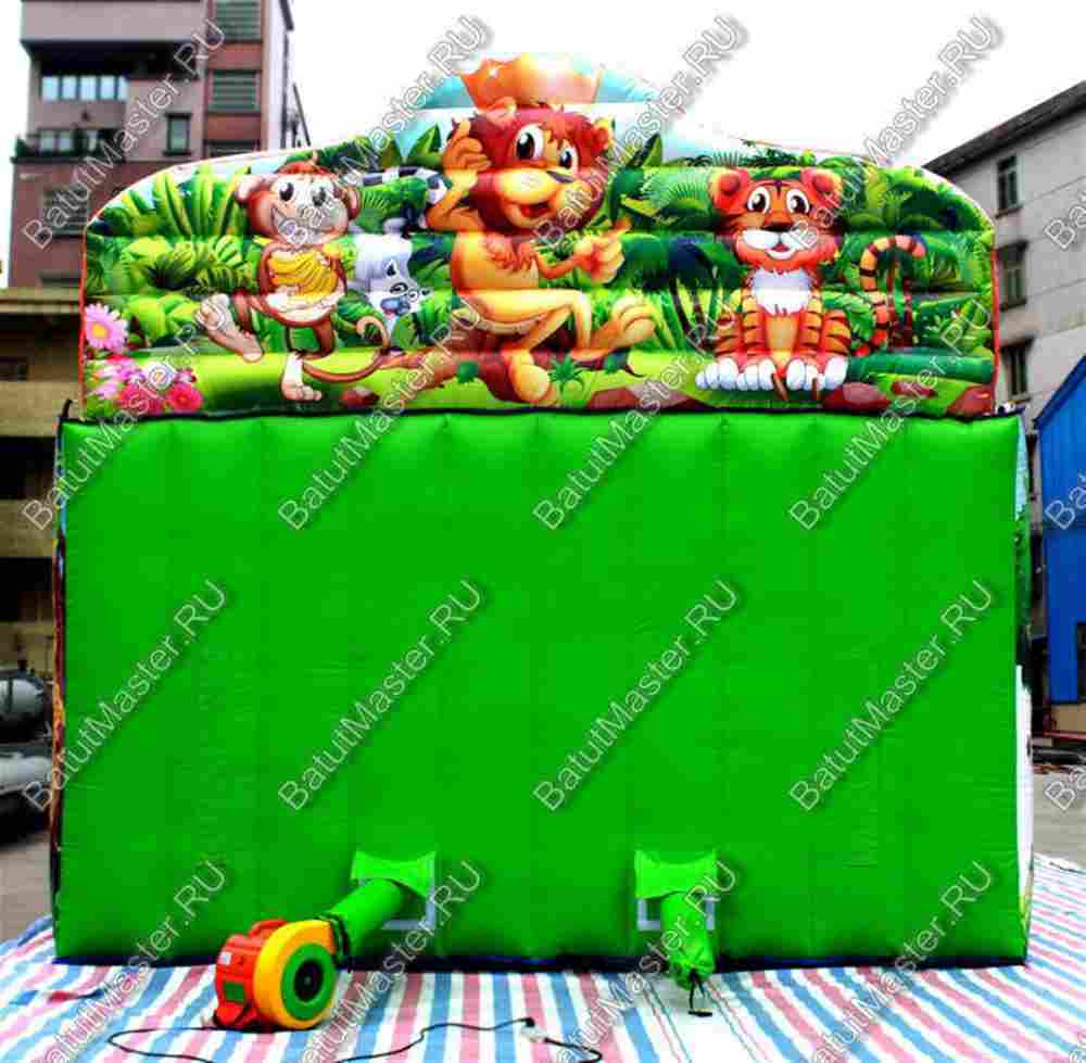 Коммерческий надувной батут "Мир сафари"