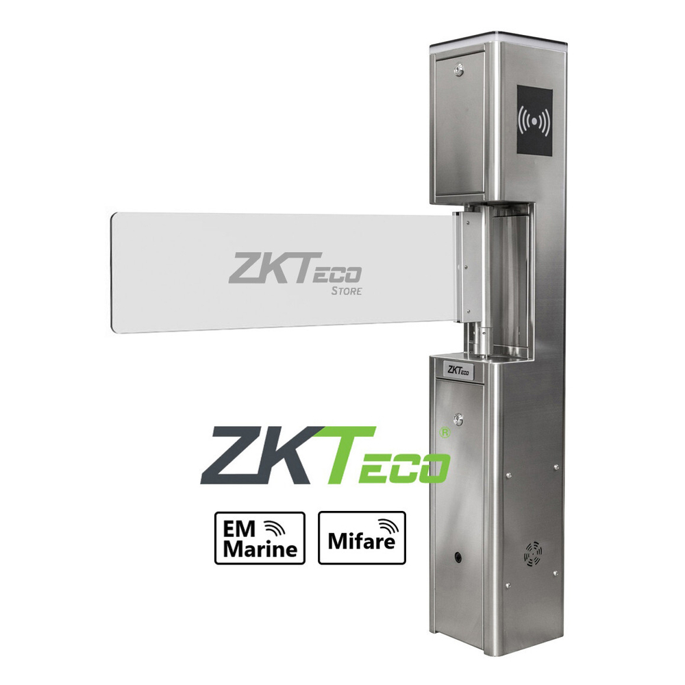 ZKTeco SBT2011S НЕРЖ [EM/MF] распашной турникет-калитка с контроллером и считывателями карт