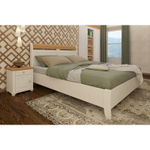 Кровать «Бейли» без изножья 180х200 белый воск/антик