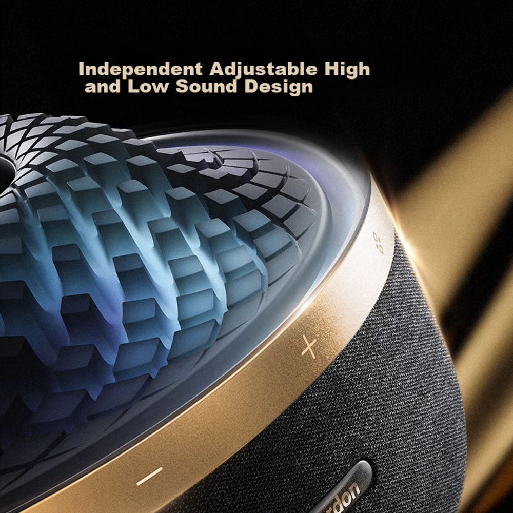 Портативная беспроводная Bluetooth-колонка Harman/Kardon Aura Studio 4, black/gold