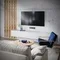 Розетка телевизионная встраиваемая VOLTUM S70 TV+RJ45 кат. 6, (титан) vls060706