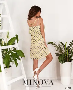 Платье 8627-желтый Minova