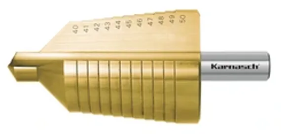 Ступенчатое сверло Ø 4-12 мм, Karnasch, арт. 21.3004