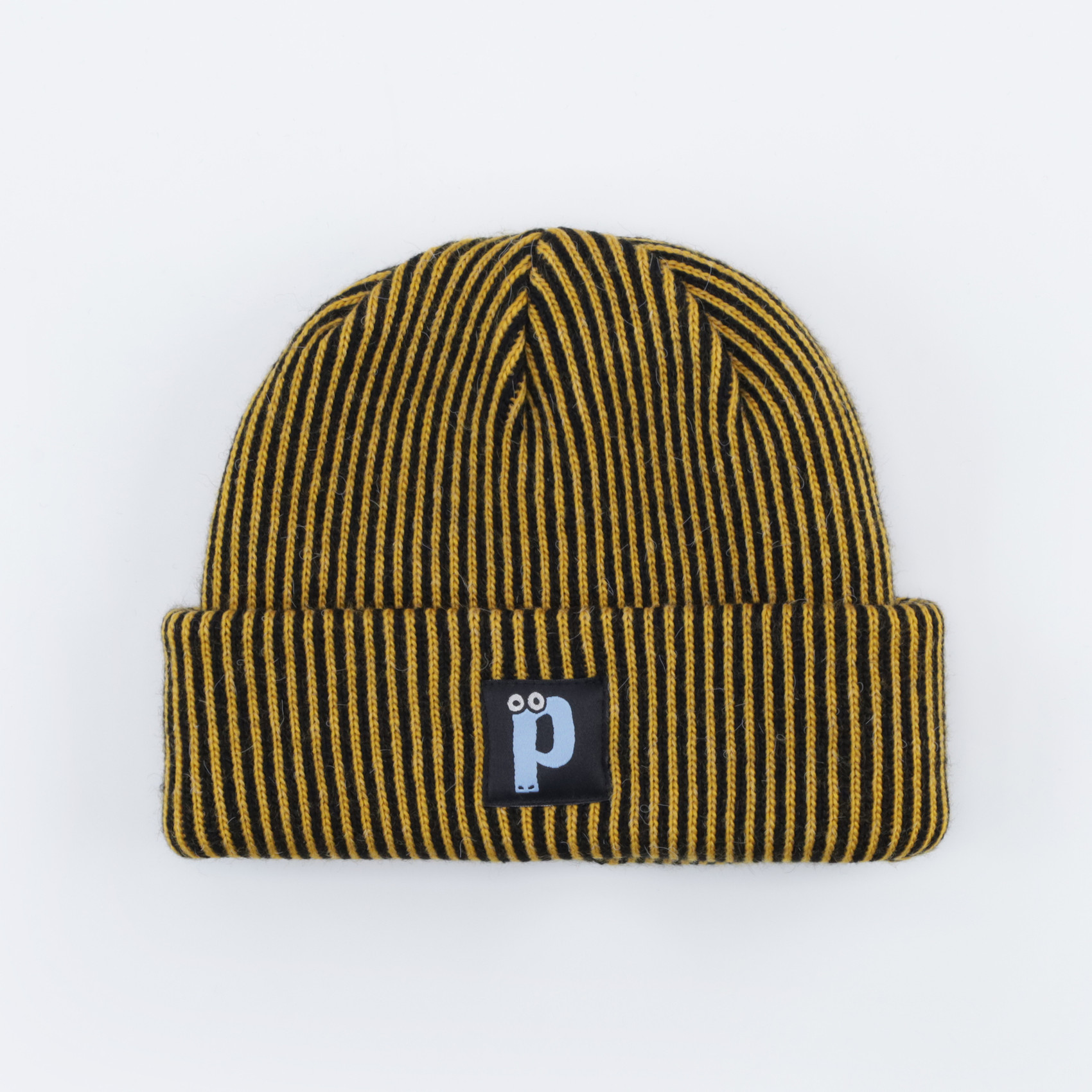 Шапка Postaments Stripes (black/mustard) артикул: - купить в магазине Дайс