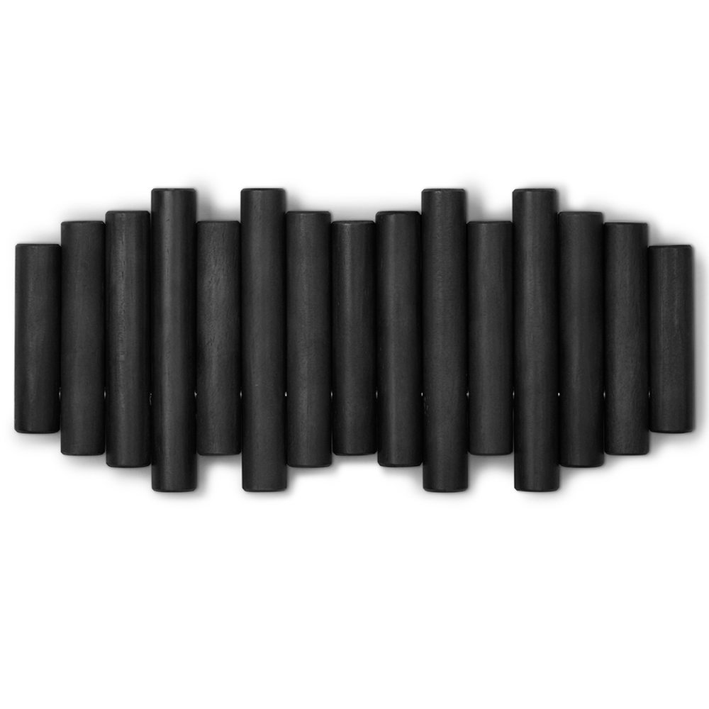 Вешалка настенная picket черная