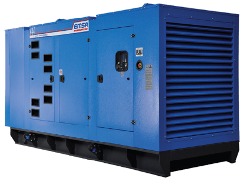 Дизельный генератор EMSA E IV ST 0550 в кожухе