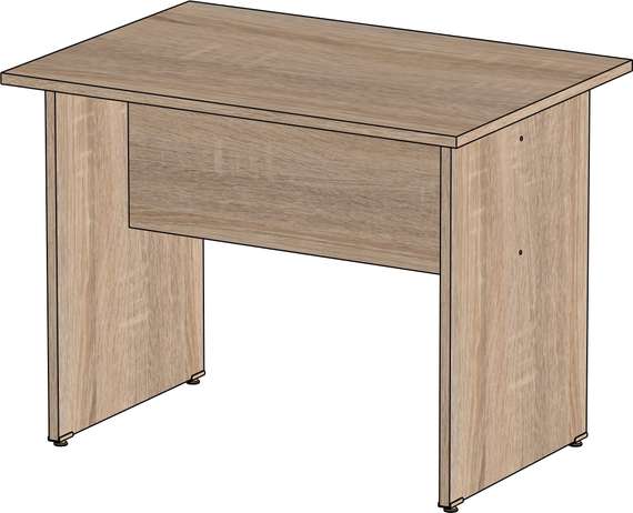 Стол письменный Стандарт Про дуб сонома