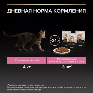 Влажный корм Pro Plan Delicate Digestion для кошек для чувствительного пищеварения с индейкой в соусе, с ягненком в соусе 85 г х 10 шт.