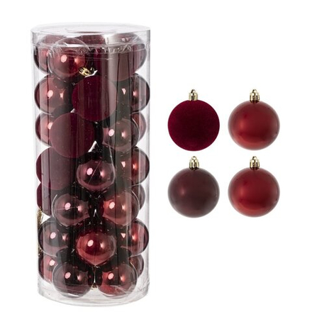 GAEM Набор из 35шт Украшение новогоднее "Шар", D 6 см, L16 W16 H36 см