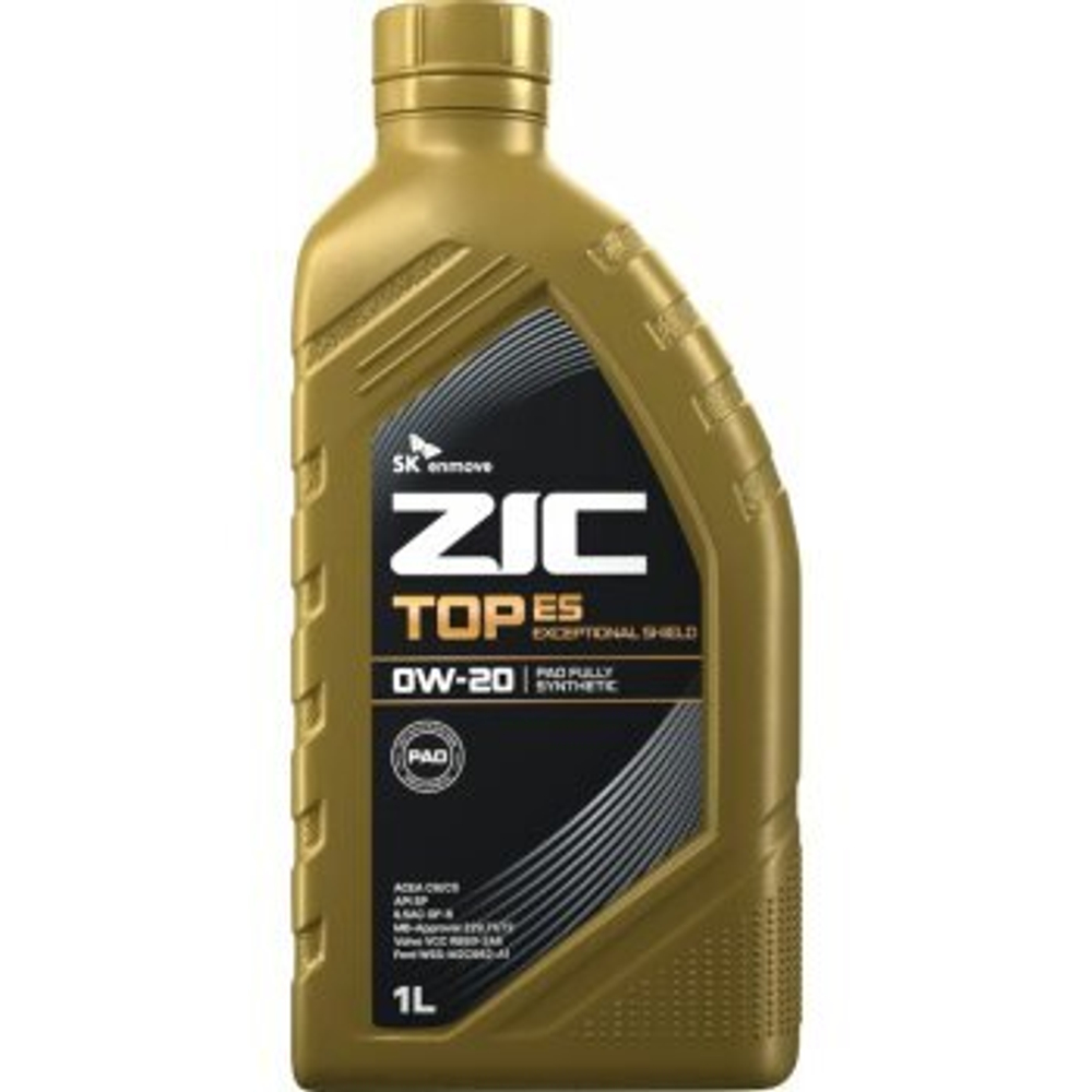 Масло моторное ZIC TOP ES 0w20 SP, ACEA С6/C5, ILSAC GF-6A 1л
