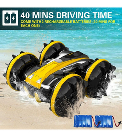 Радиоуправляемый перевертыш-амфибия Volantex RC желтый 4WD 2.4G 1/20 RTR