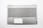 Верхняя панель с клавиатурой (топкейс) для ноутбука Lenovo S540-15IWL с подсветкой, серая , раскладка - русская (5CB0U43631)
