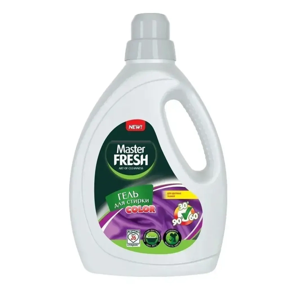 Гель для стирки color 1,3л HDPE флакон (М) Master FRESH