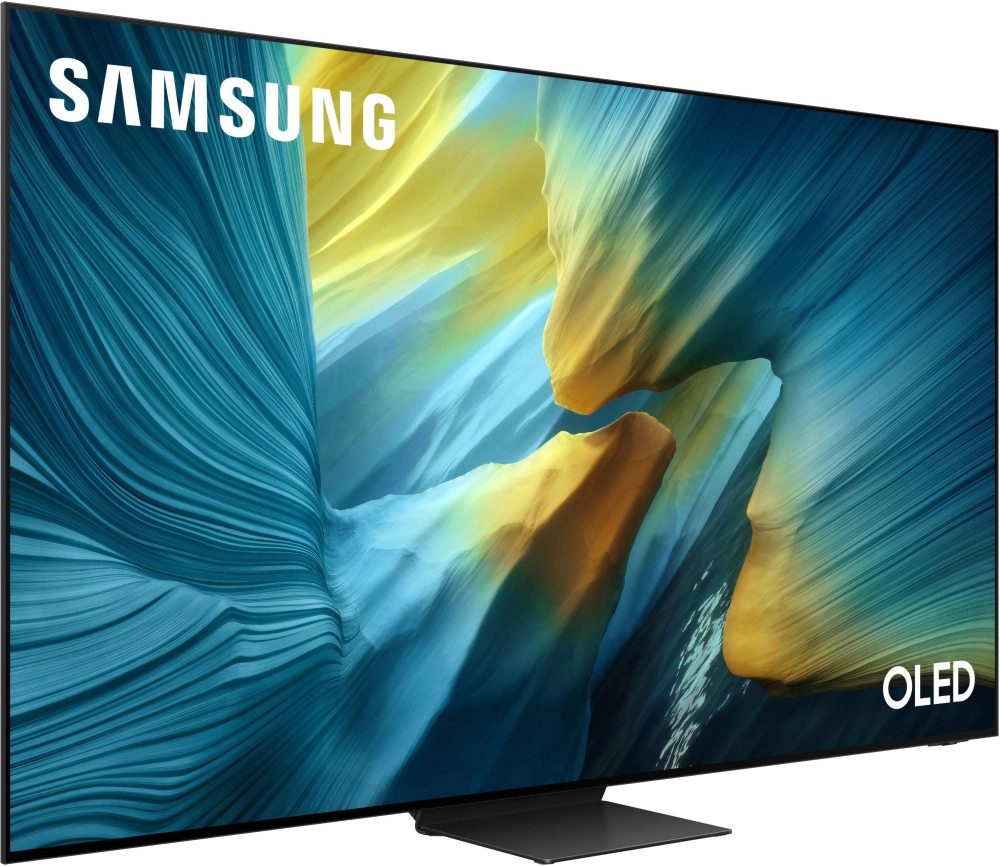 Телевизор OLED Samsung 77" QE77S95FAUXRU Series 9 черный графит/черный 4K Ultra HD 120Hz DVB-T2 DVB-C DVB-S2 USB WiFi Smart TV