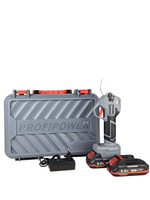 Аккумуляторный бесщеточный садовый секатор PROFIPOWER MKGSP-18V (18В,Li-ion-2шт, 2.0Ач, З/У, в кейсе)