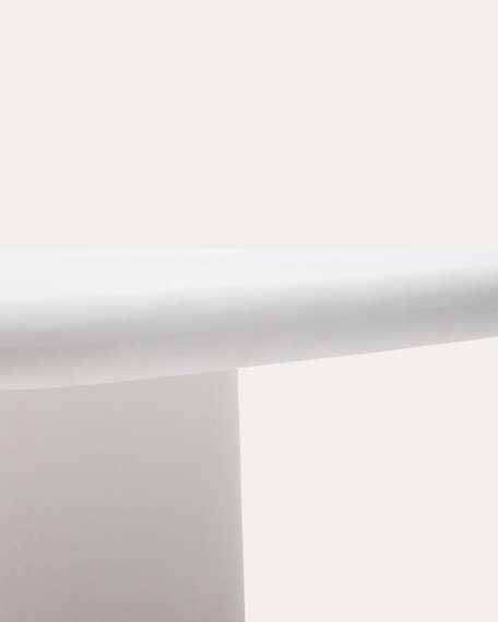 Уличный стол Addaia цемент, белый 135 x 135 см