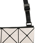 ISSEY MIYAKE Synthetic Leather Shoulder Bag, Crossbody Bag Unisex Beige