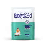 Паучи Buddy&Sol PREMIUM ADULT STERILIZED для стерилизованных кошек ягненок и телятина в соусе 85 г