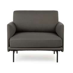 Кресло Bebe, чёрная водоотталкивающая ткань