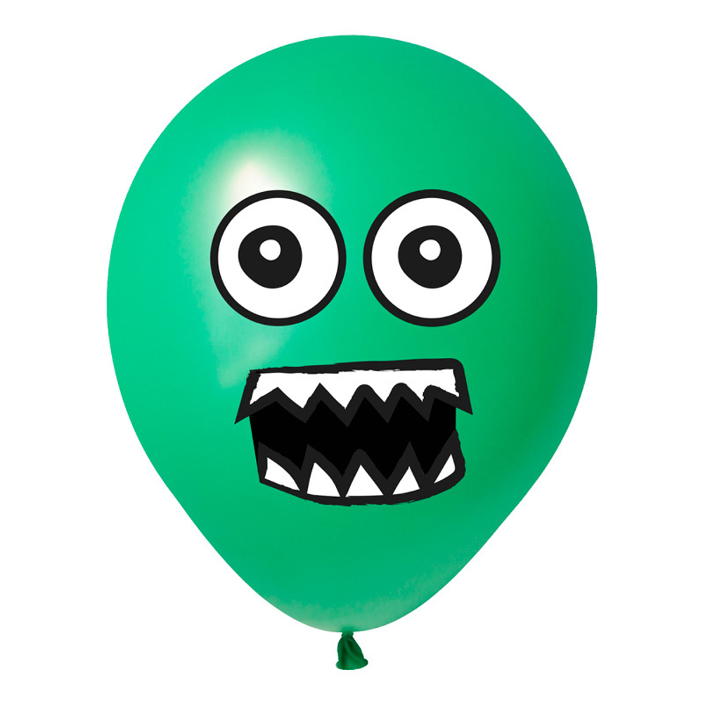 Шар 12" Ассорти Разноцветные монстры ВП 10 шт