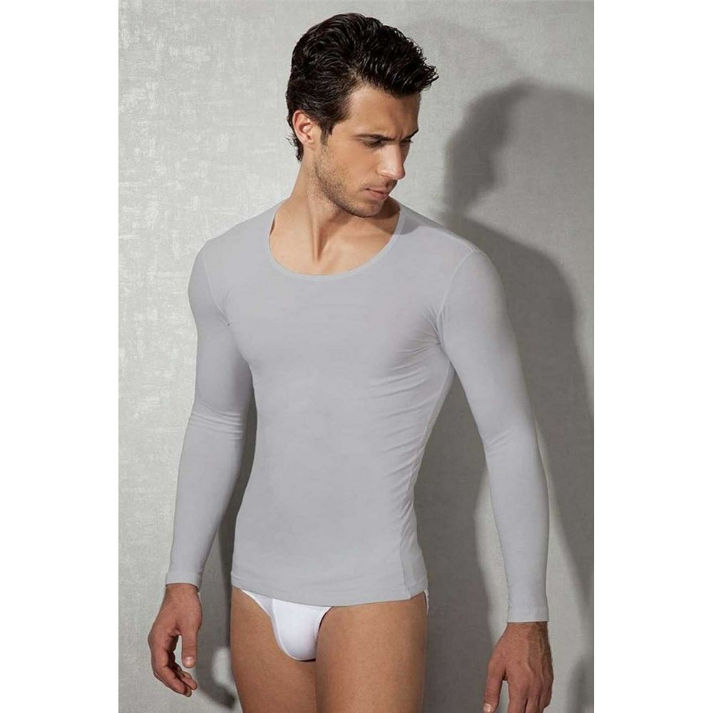 Мужской лонгслив серый Doreanse 2955