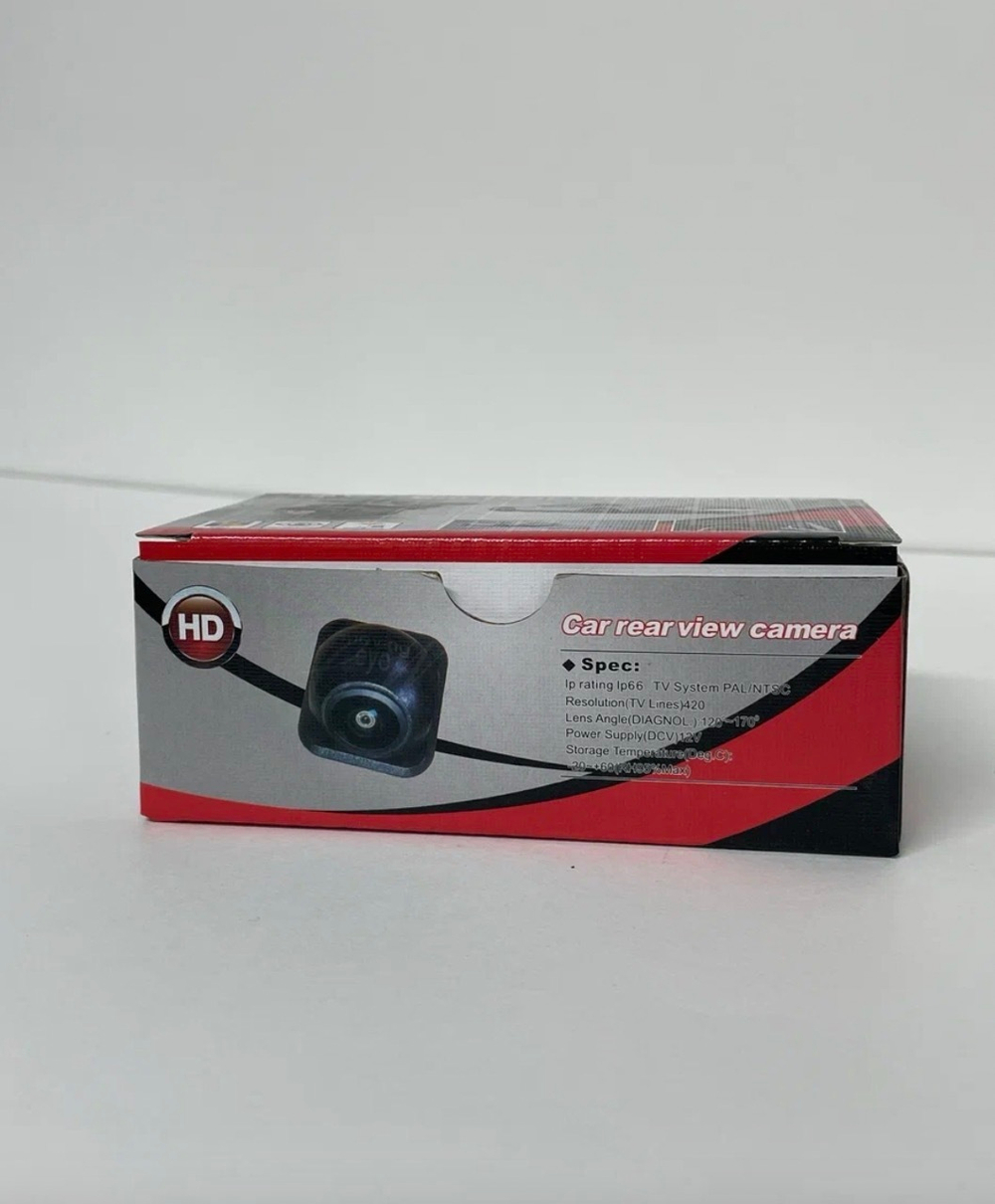 Камера заднего вида 168 - Moving CCD Fisheye, 12v, 720р, узкая, черный, CAM PLUS, TG (1 шт.)