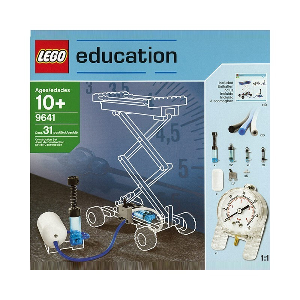 LEGO Education: Набор «Пневматика» 9641 — Pneumatics Add-On Set — Лего Эдукейшн Образование