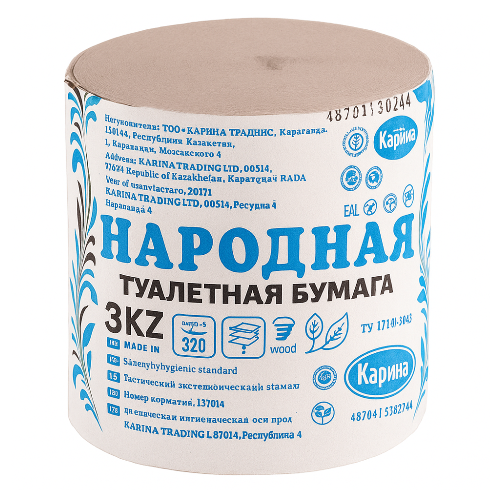 Туалетная бумага Народная 1 шт