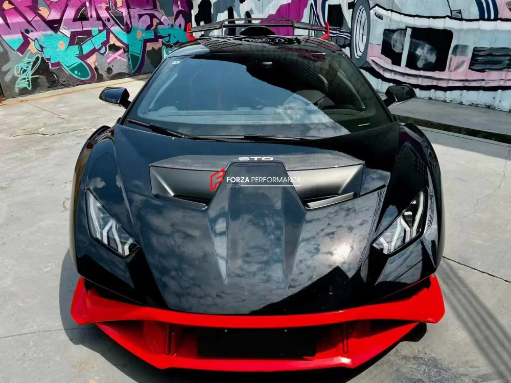 Карбоновый обвес переделка для Lamborghini Huracan в STO Ламборгини Хуракан