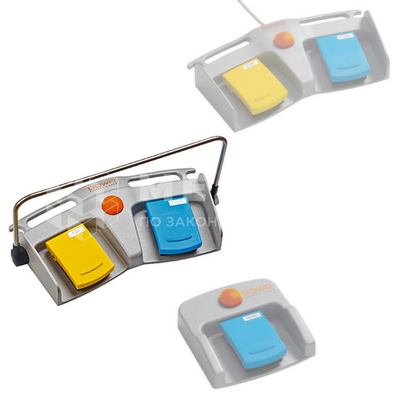 Однопедальный ножной переключатель с кнопкой для аппаратов BOWA ARC, ARC 400/350, ARC 250/303 кабель 4 м