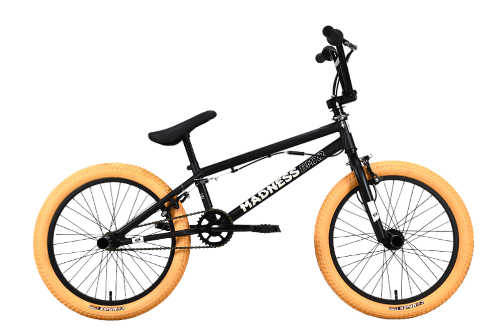 Велосипед Stark'23 Madness BMX 2 черный/кремовый/кремовый
