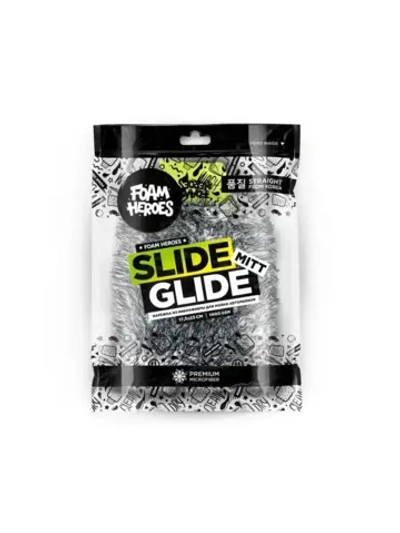 Foam Heroes Slide Glide Mitt варежка из микрофибры для мойки автомобиля 17.5х23см, 1400г/м2