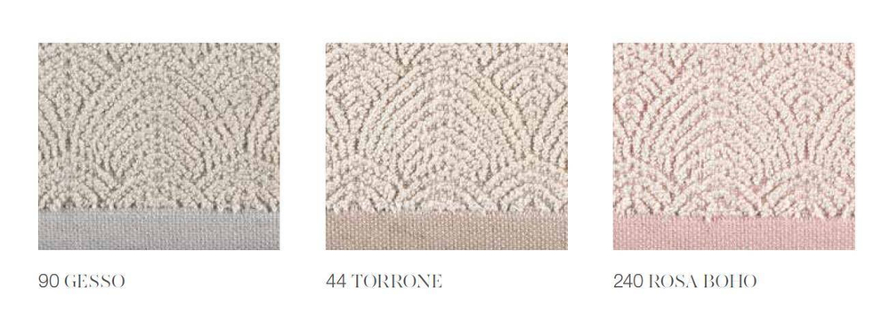 Набор полотенец 2шт La Perla Platino gesso бежевый с серым фото