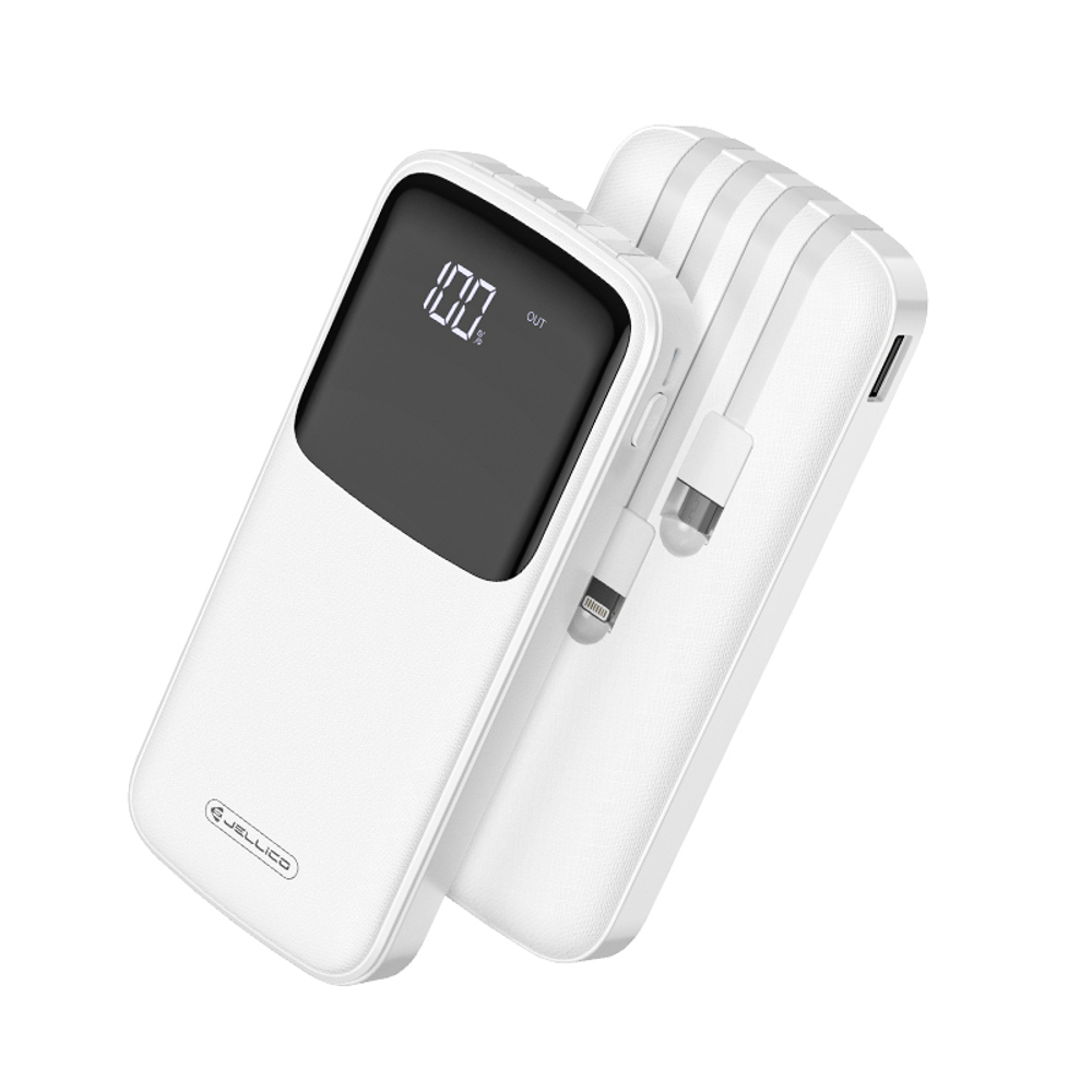 Power Bank JELLICO P32 10 000mAh (White)